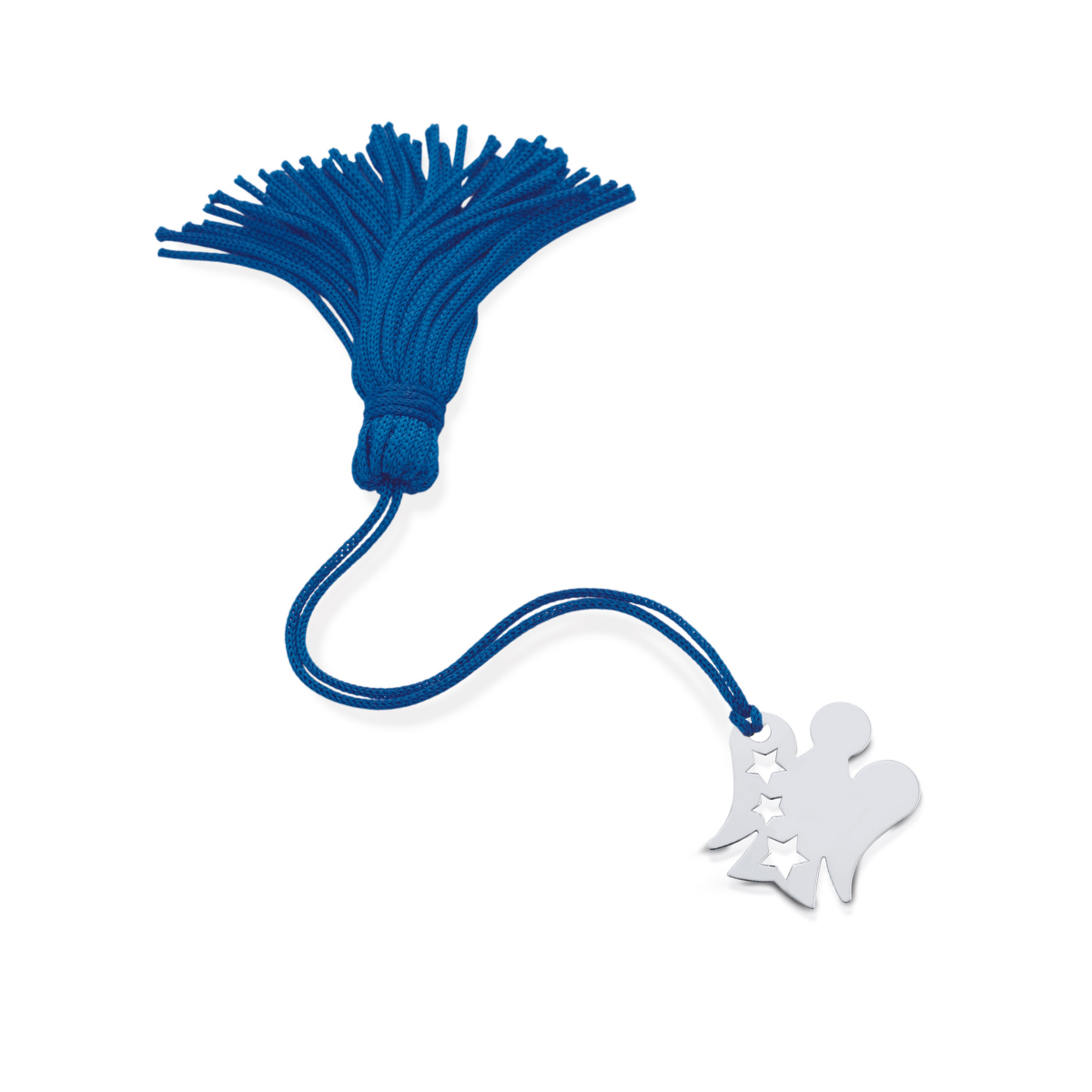 Segnalibro Angelo e Stelle in Argento