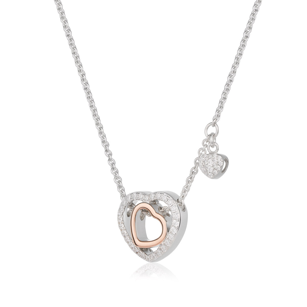 Collana trilogia con catena passante