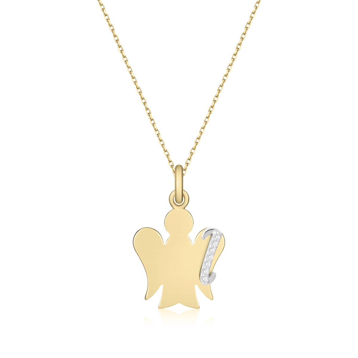 Collana Alfabeto in oro e diamanti