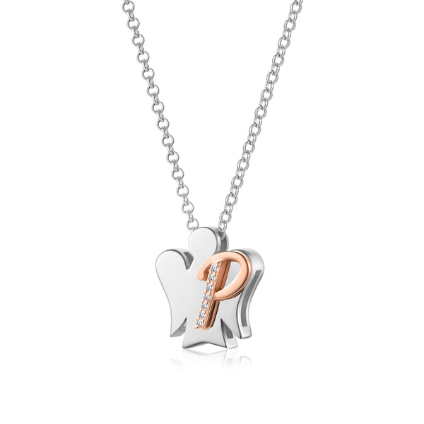 Necklace with letter P 