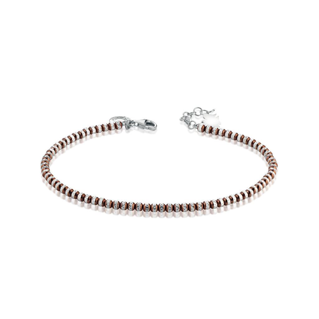 Bracciale in Argento con Angelo e Sfere ROBERTO GIANNOTTI