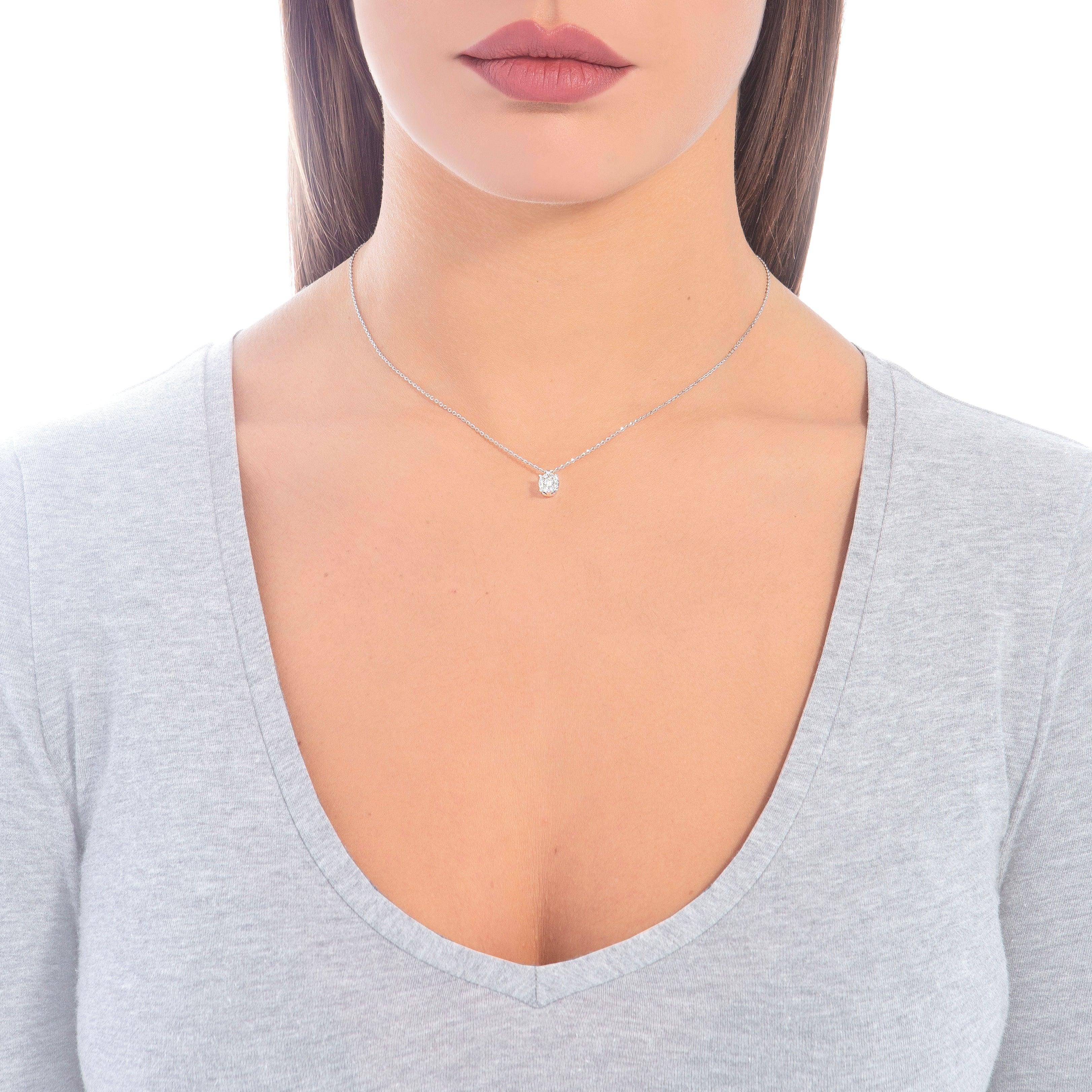 Girocollo con Angelo in Oro e Diamanti - Roberto Giannotti