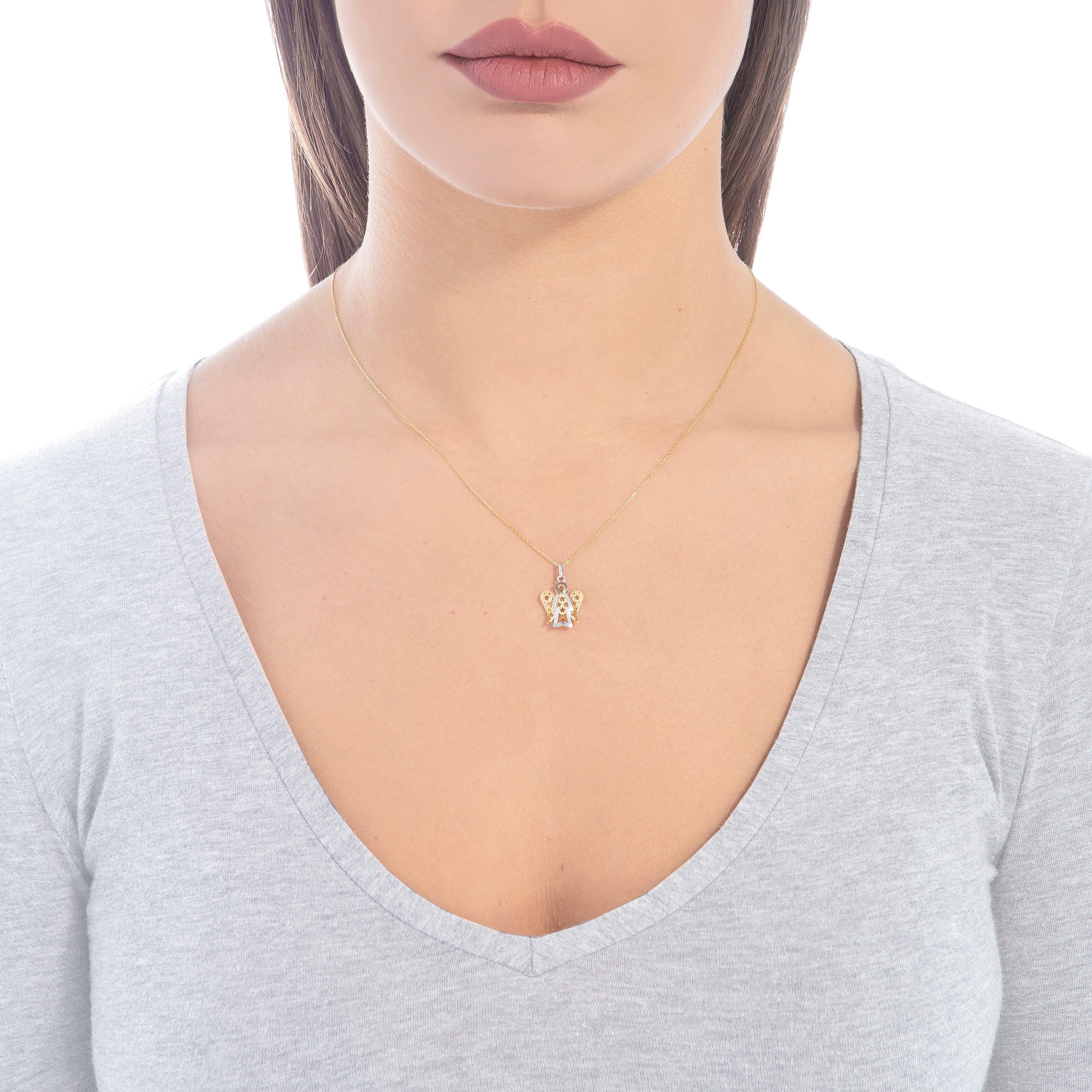 Collana in Oro con Angelo e Ali in contrasto - Roberto Giannotti