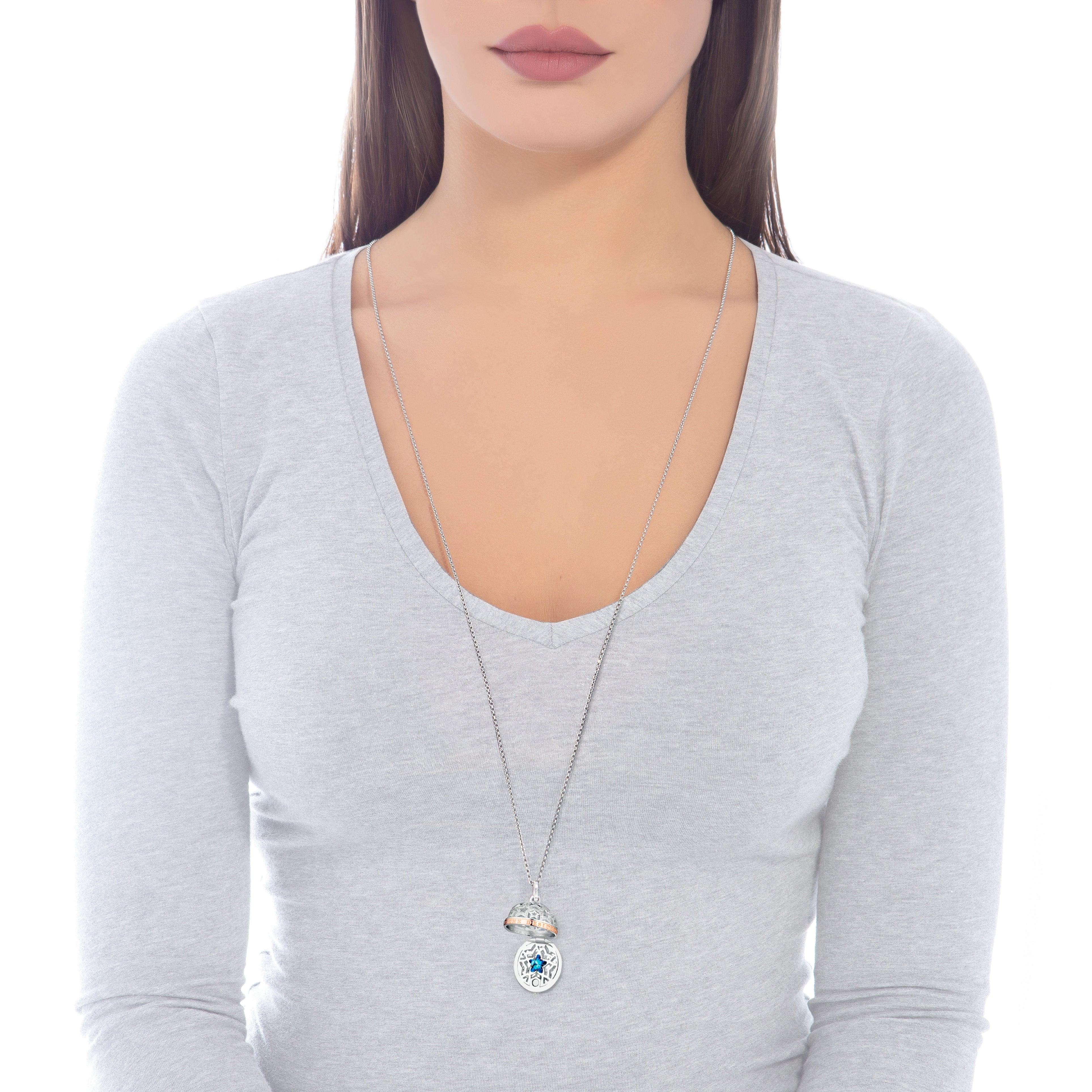 Collana Chiama Angeli Tutto Cio Che Desideri in Argento - Roberto Giannotti