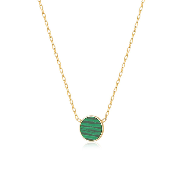 Malachite necklace 