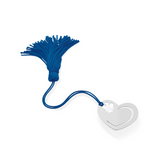Silver Angel and Hearts Bookmark