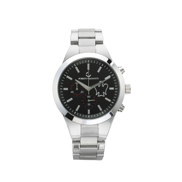 Clock with Black Angels