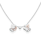 Collana con lettera L - Personalizzabile con più lettere