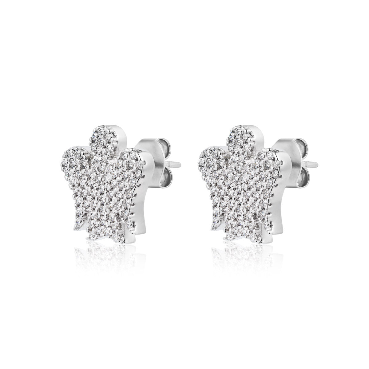 Orecchini Angeli in Argento e Zirconi