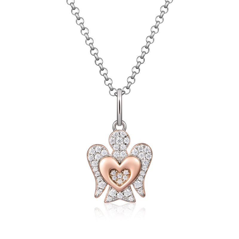 Collana con pendente Angelo in Argento