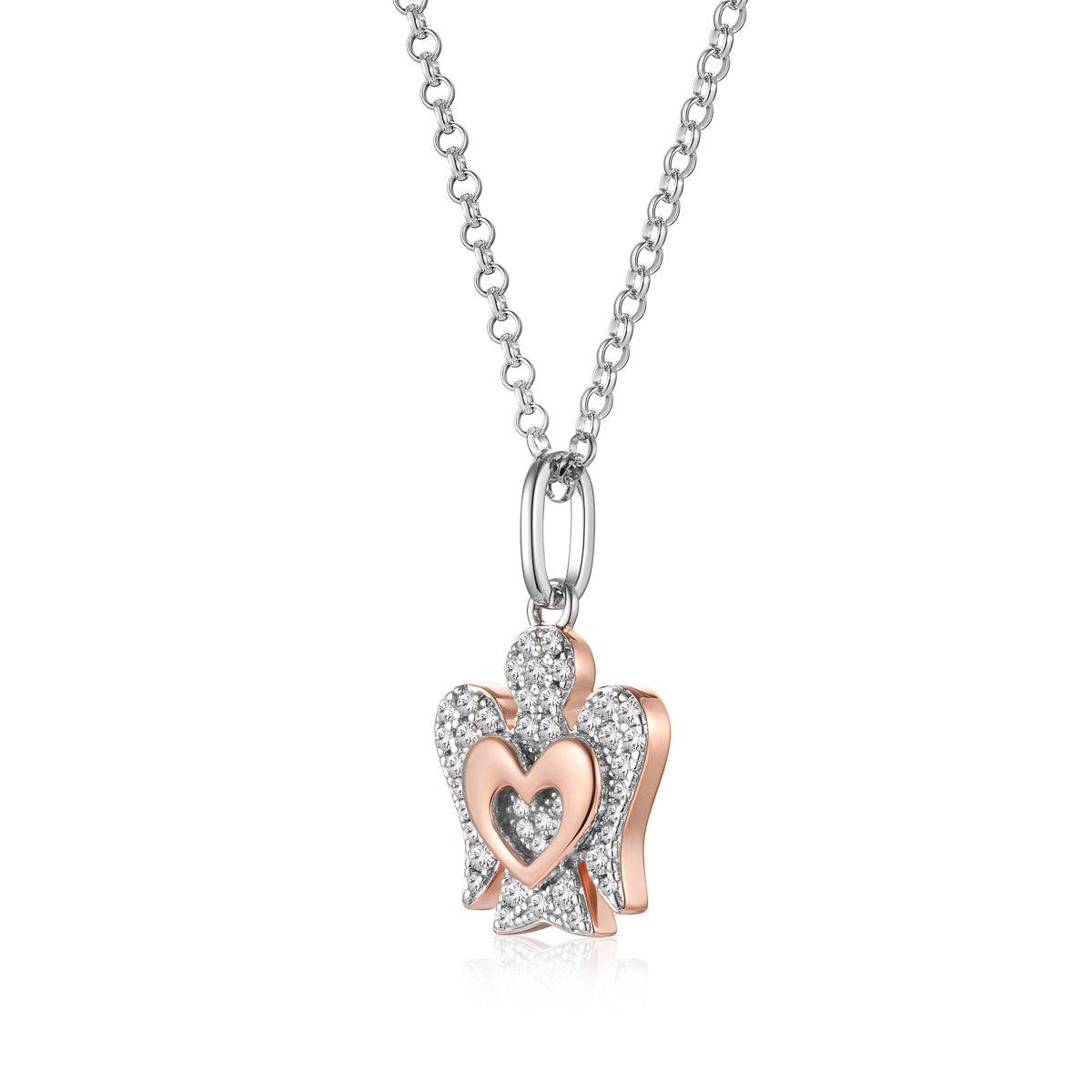 Collana con pendente Angelo in Argento