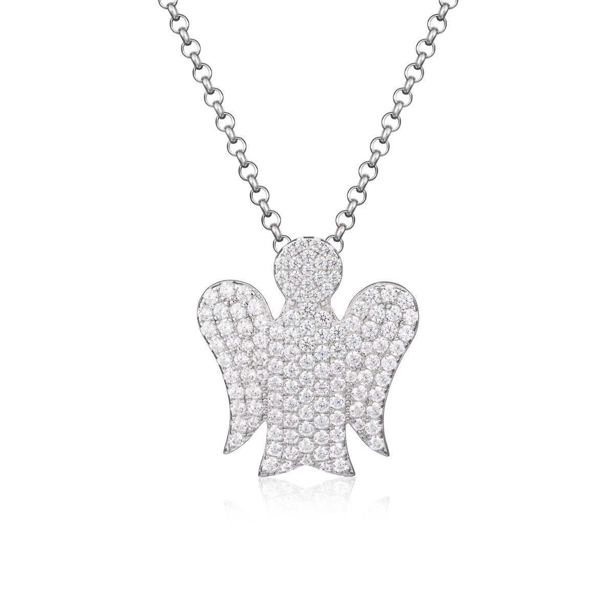 Collana Ricordo Con Capsula A Forma Di Pillola Ala D'angelo - Urna Per Ceneri - Acciaio Inox