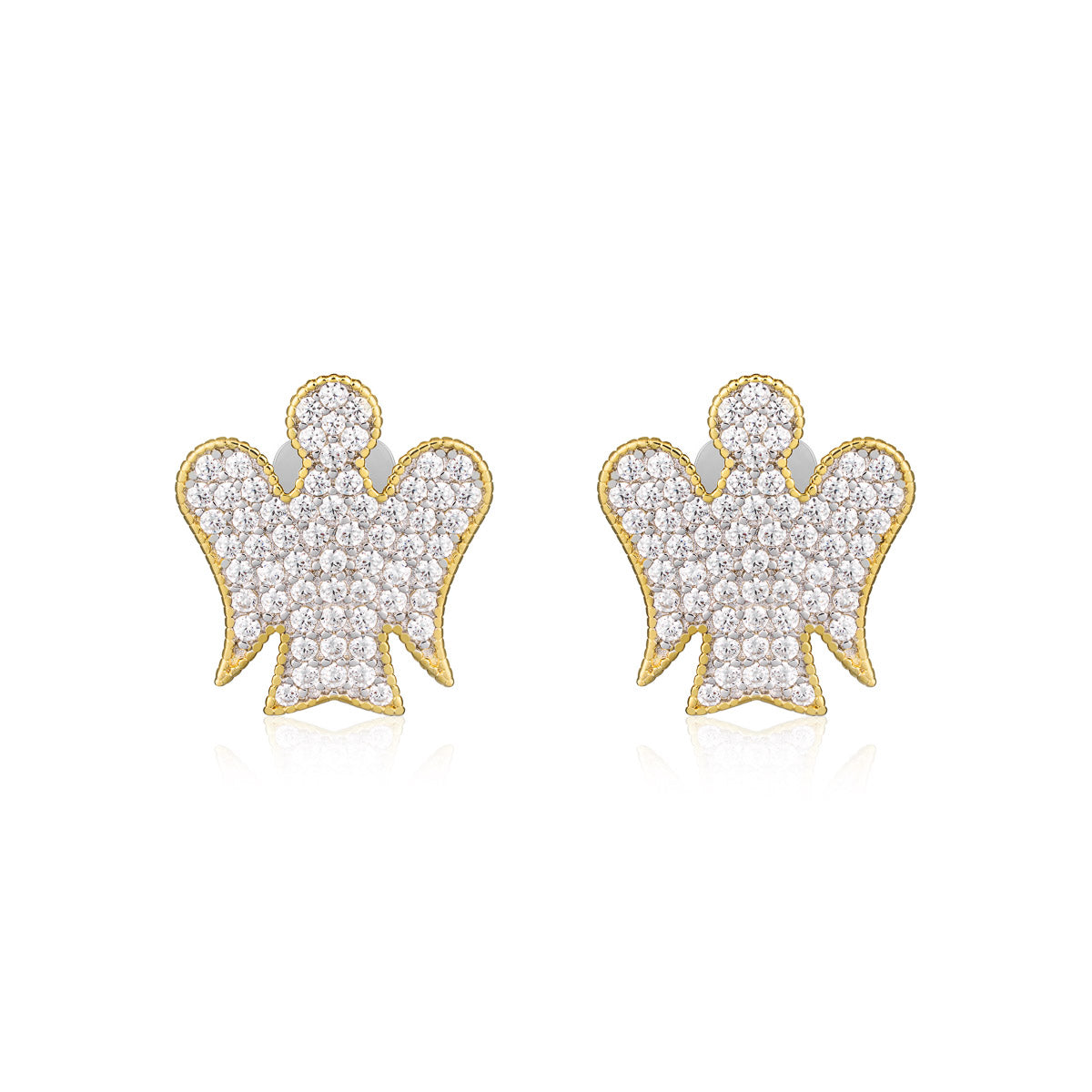 Orecchini Angeli in Argento e Zirconi