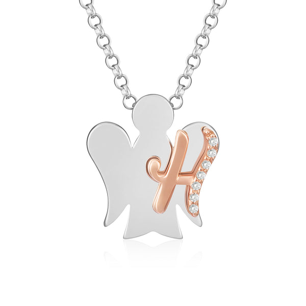 Necklace with letter H 