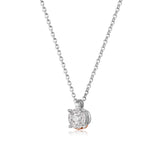 Necklace with Angel in Gold and Diamonds