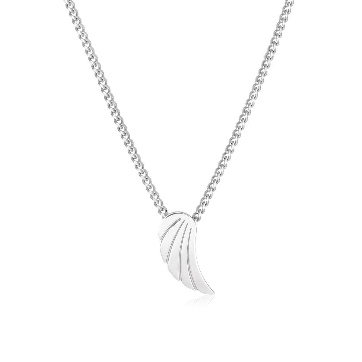 Collana uomo in argento con ala