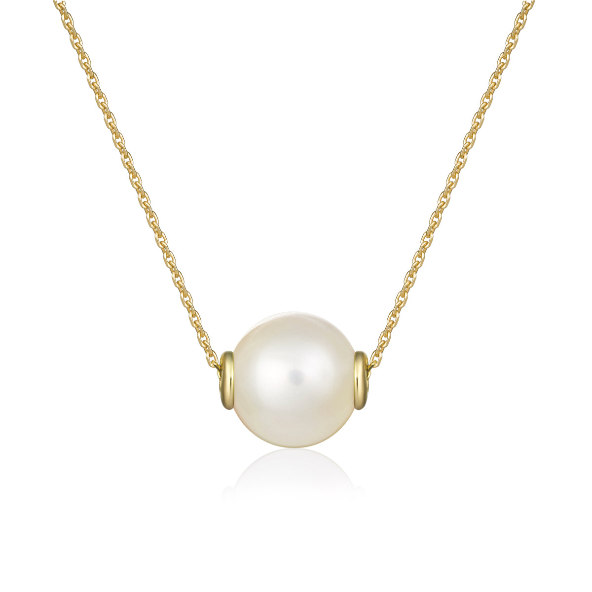 Collana in oro con perla passante