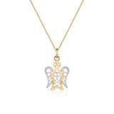 Necklace with Bicolor Angel