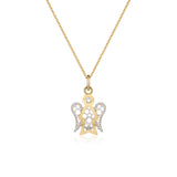 Necklace with Bicolor Angel