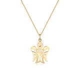 Necklace with Angel and Heart