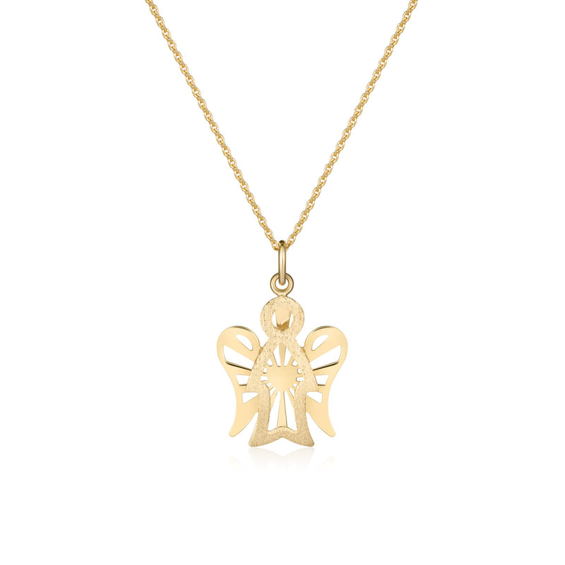Necklace with Angel and Heart