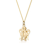 Necklace with Angel and Heart
