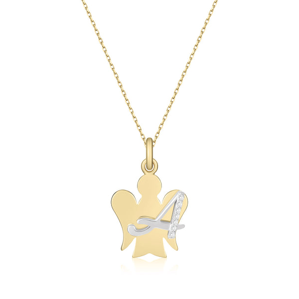 Collana Alfabeto in oro e diamanti