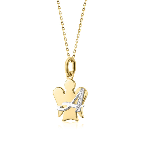 Collana Alfabeto in oro e diamanti