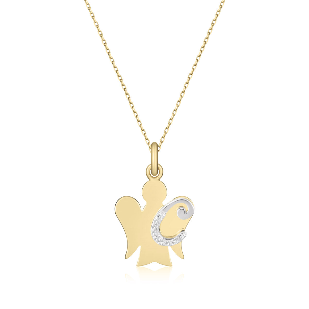 Collana Alfabeto in oro e diamanti