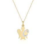 Collana Alfabeto in oro e diamanti