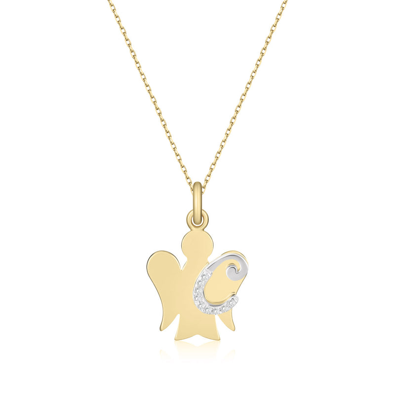 Collana Alfabeto in oro e diamanti