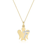 Collana Alfabeto in oro e diamanti