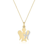 Collana Alfabeto in oro e diamanti