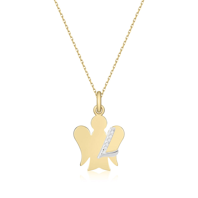 Collana Alfabeto in oro e diamanti