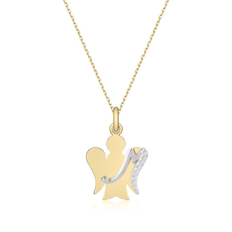 Collana Alfabeto in oro e diamanti