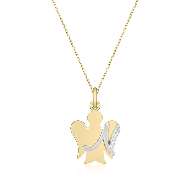 Collana Alfabeto in oro e diamanti