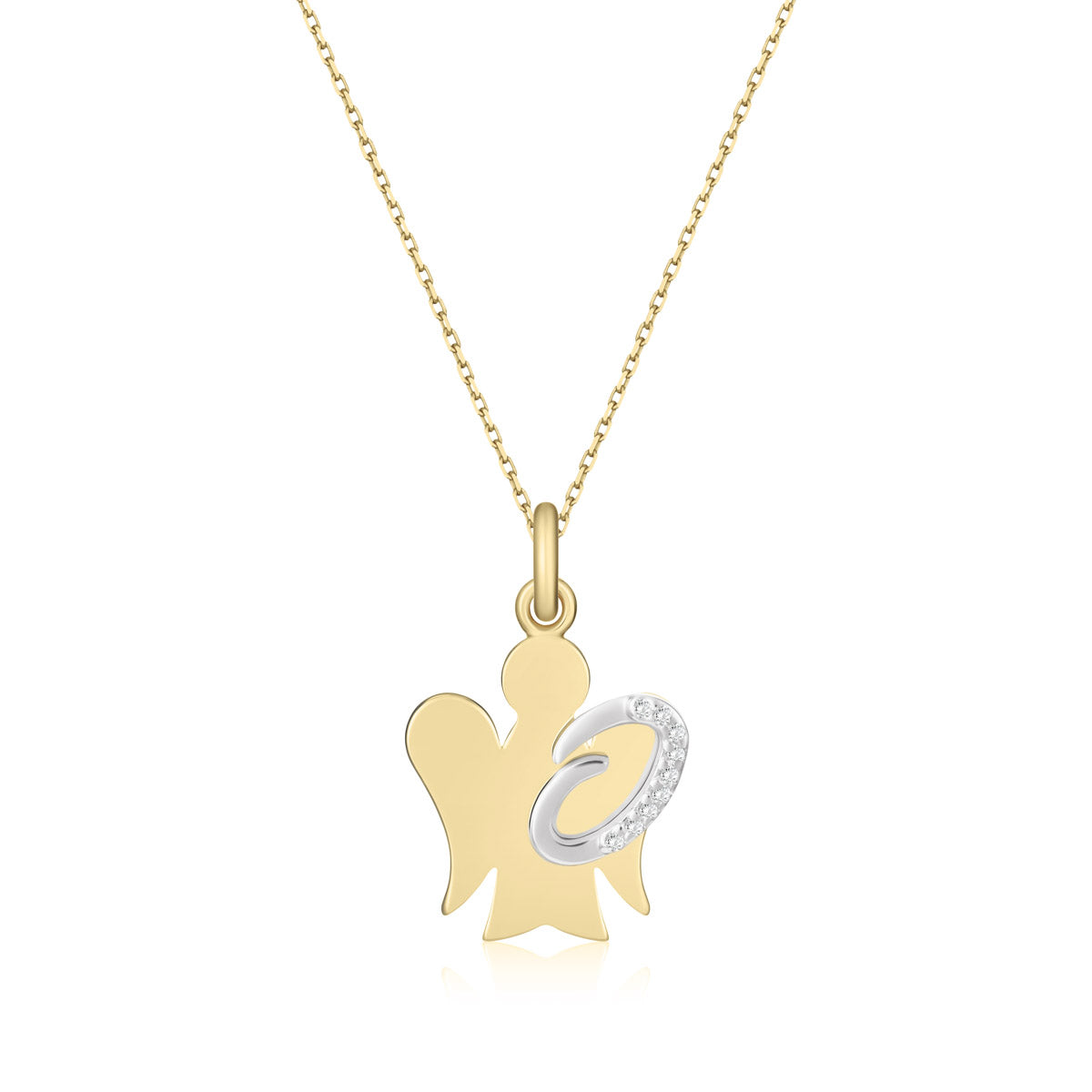 Collana Alfabeto in oro e diamanti