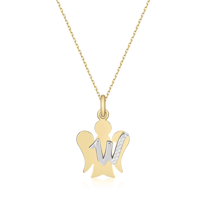 Collana Alfabeto in oro e diamanti