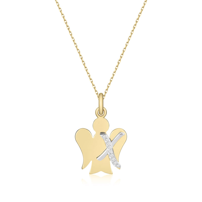 Collana Alfabeto in oro e diamanti