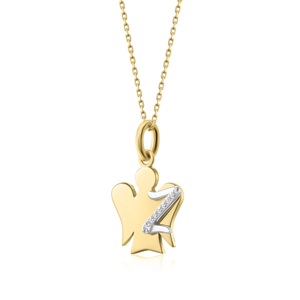 Collana con lettera Z - Personalizzabile con più lettere