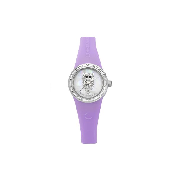 Orologio mini Gufo glicine