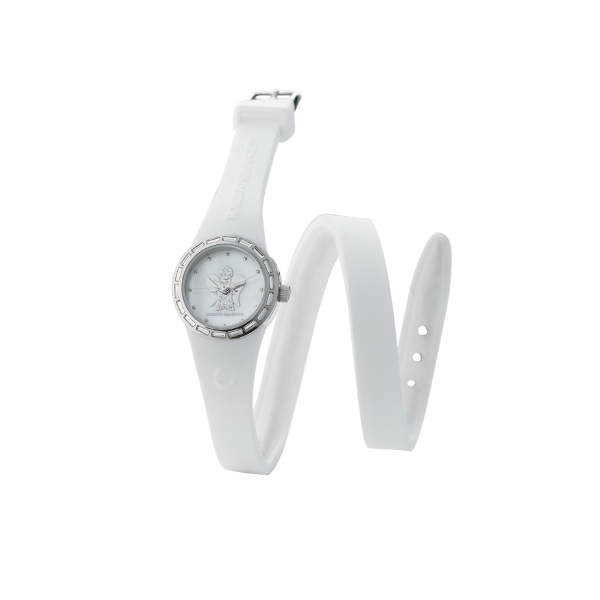 Orologio mini Angelo bianco