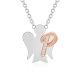 Necklace with letter P 