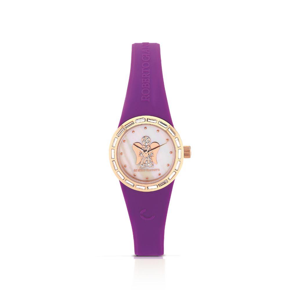 Orologio Angelo viola