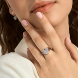Double heart ring