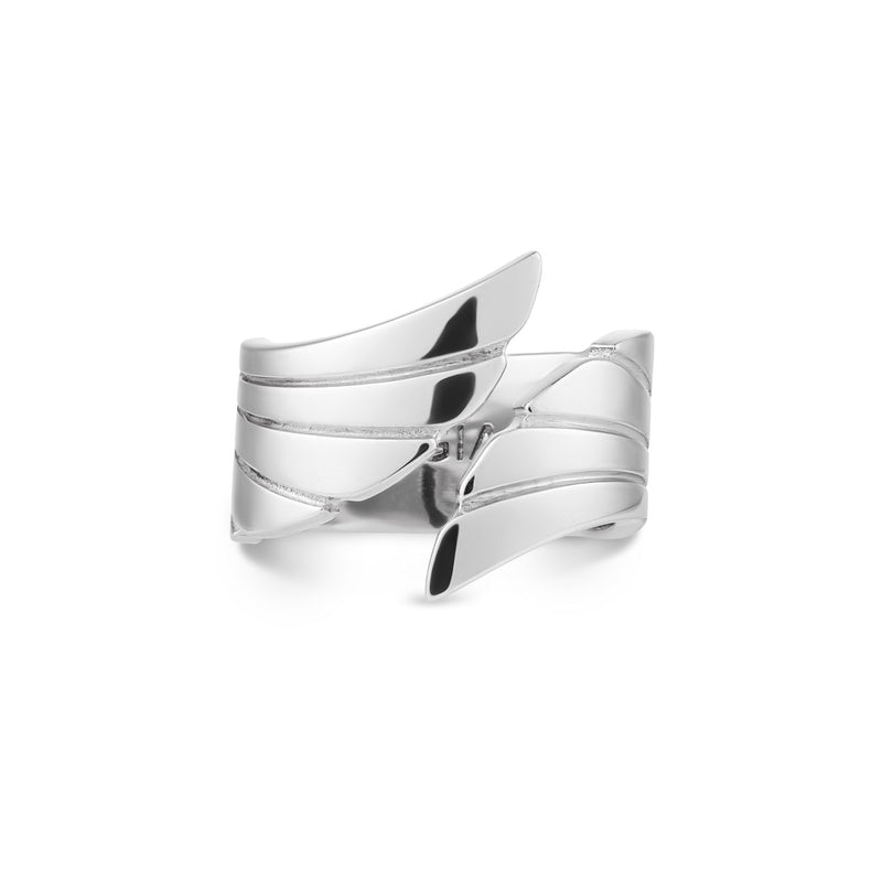 Anello ala in argento