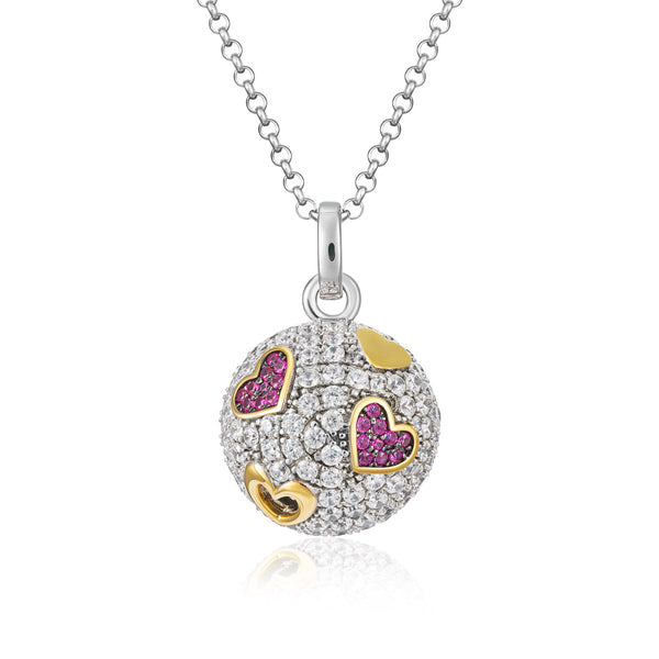 Collana Chiama Angeli con Angelo Cuori e Zirconi