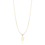 Collana punto luce con pendente angelo