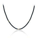 Collana uomo in argento con diamante - Roberto Giannotti