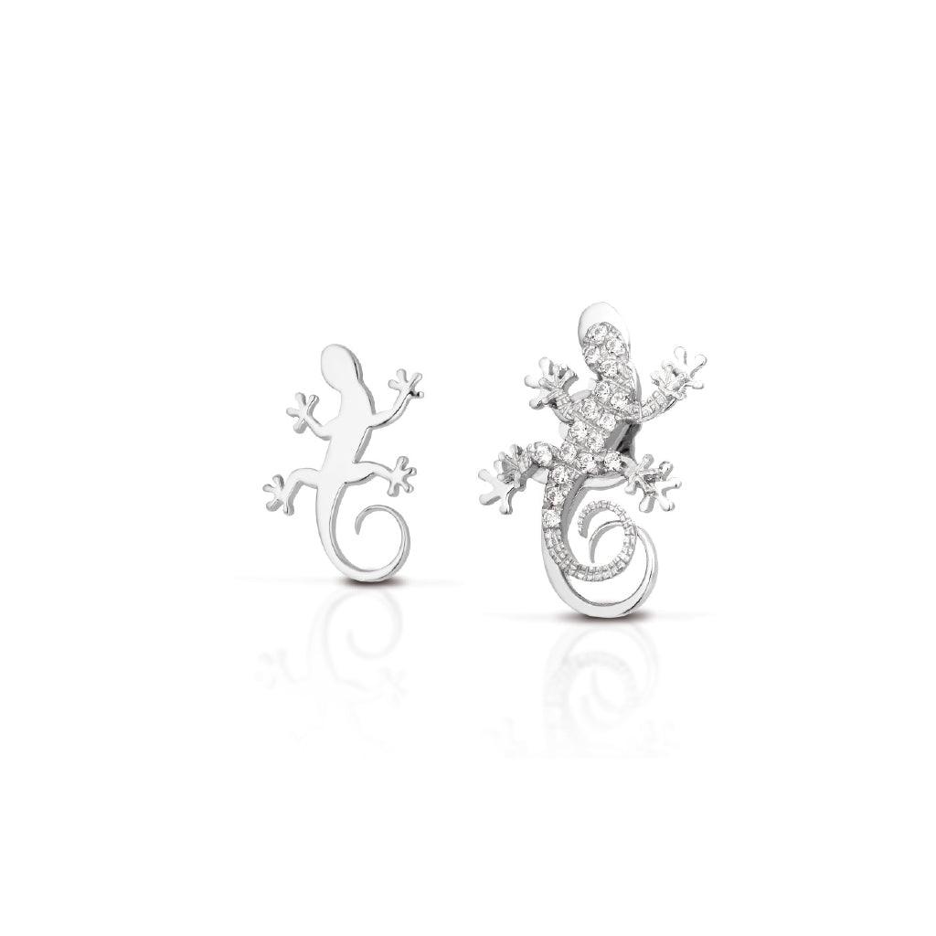 Orecchini Con Geco in Argento ROBERTO GIANNOTTI